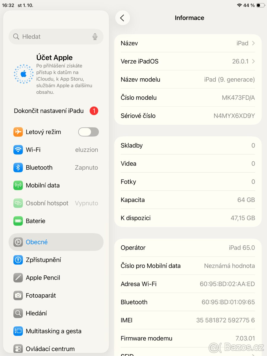 iPad 10.2 SIM LTE: SKVĚLÝ STAV, CZ, Office, ZÁRUKA 12 měsíců - 3
