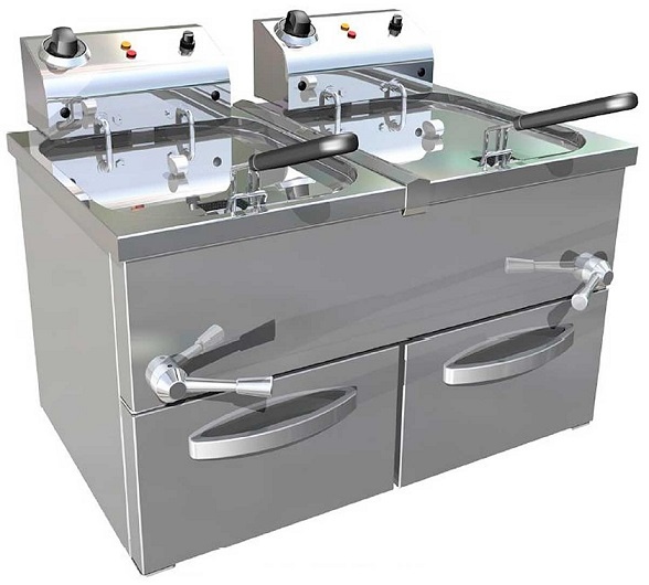 Vodní fritéza profi Movilfrit F 10+10 - 3