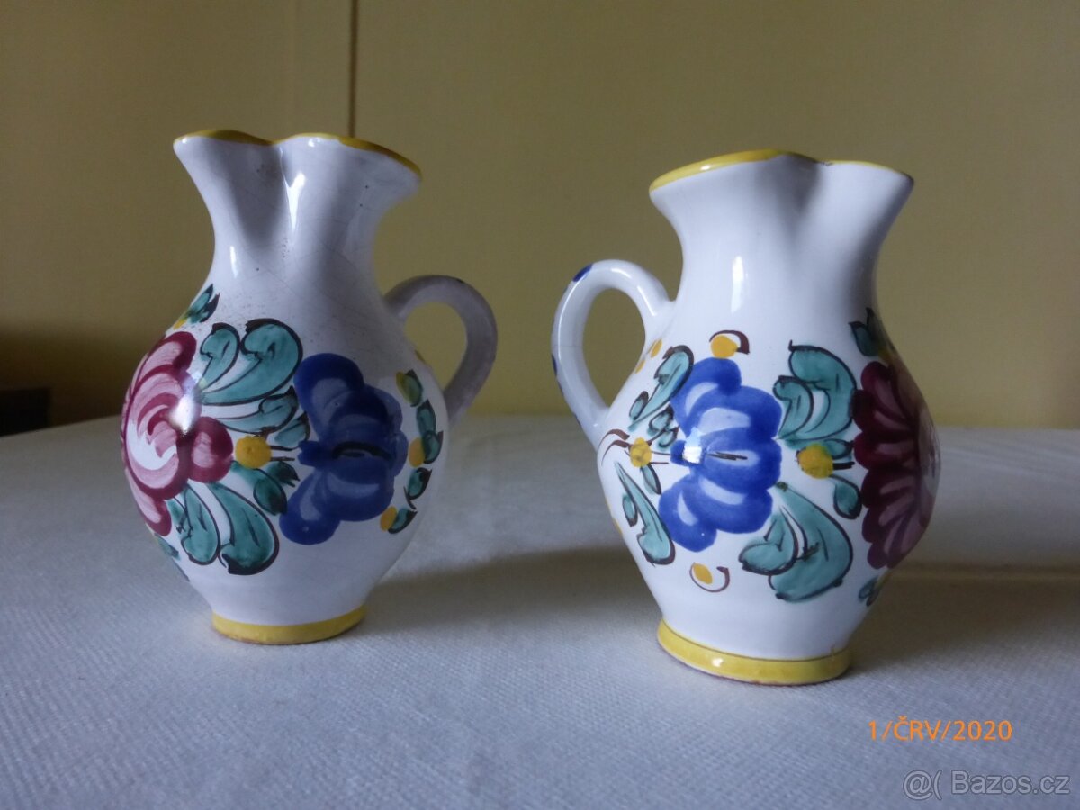 MALOVANÁ KERAMIKA -mix Slovácko,Tupesy - 3