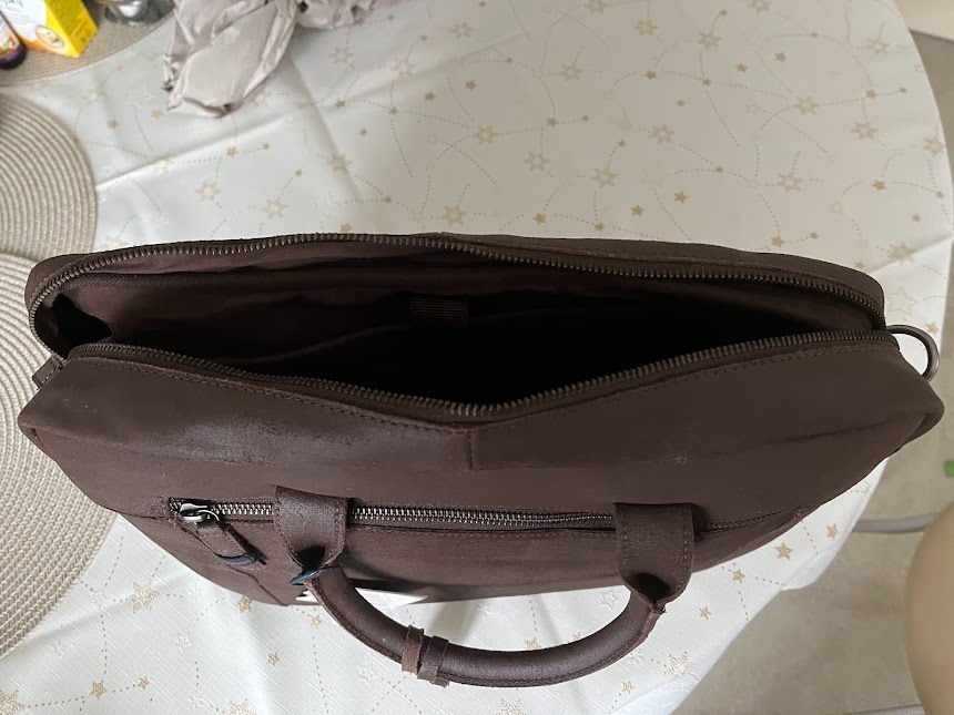 Kožená kabela hnědá nová - 3
