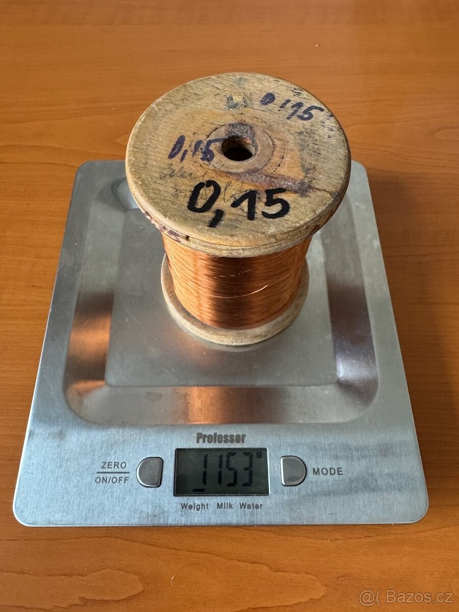 Cívky - Měděný drát - různé průměry (0,12 až 1,12 mm) - 3