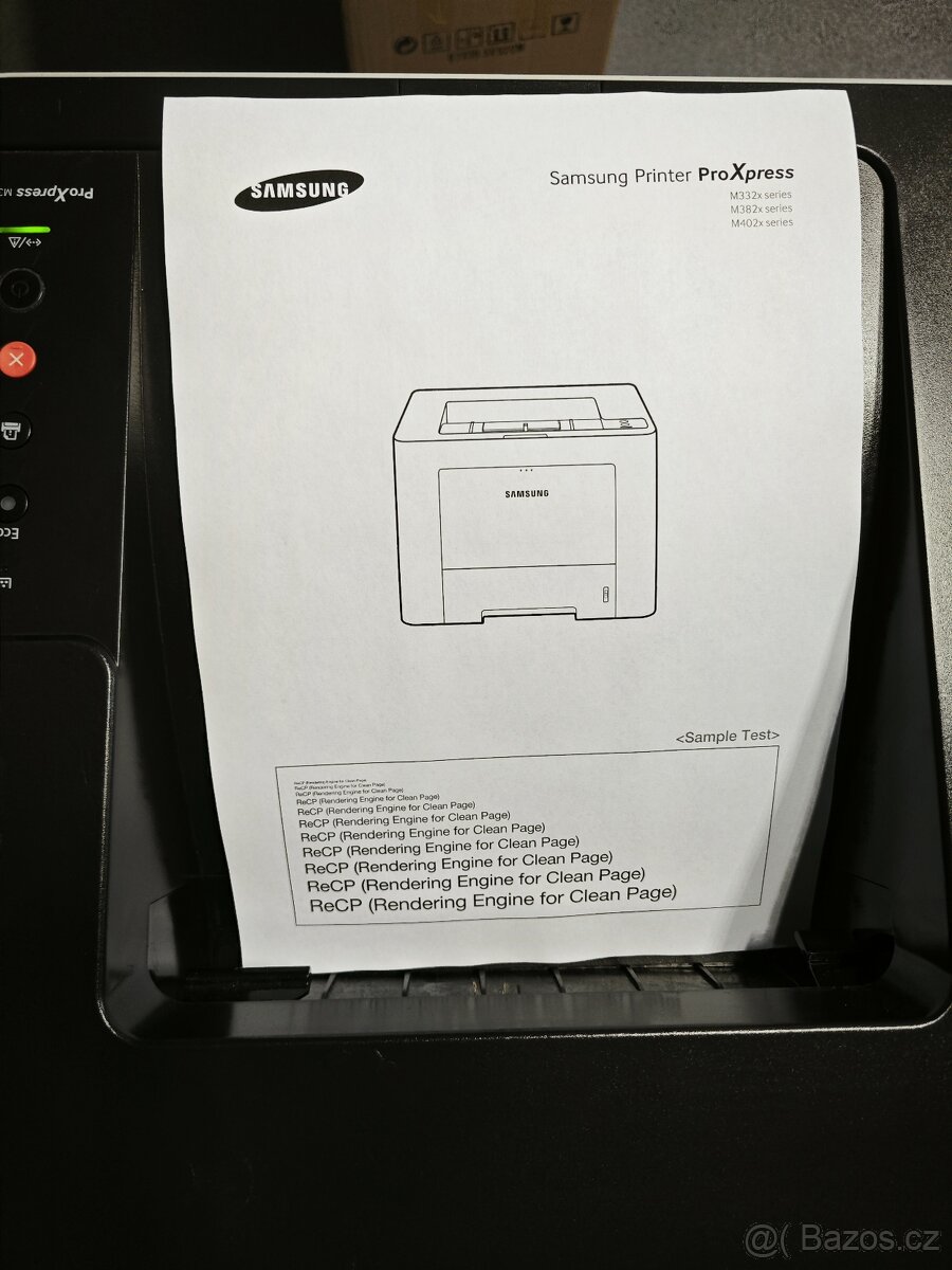 ㊆ Samsung SL-M3320nd, profi ČB, po repasi se zárukou - 3