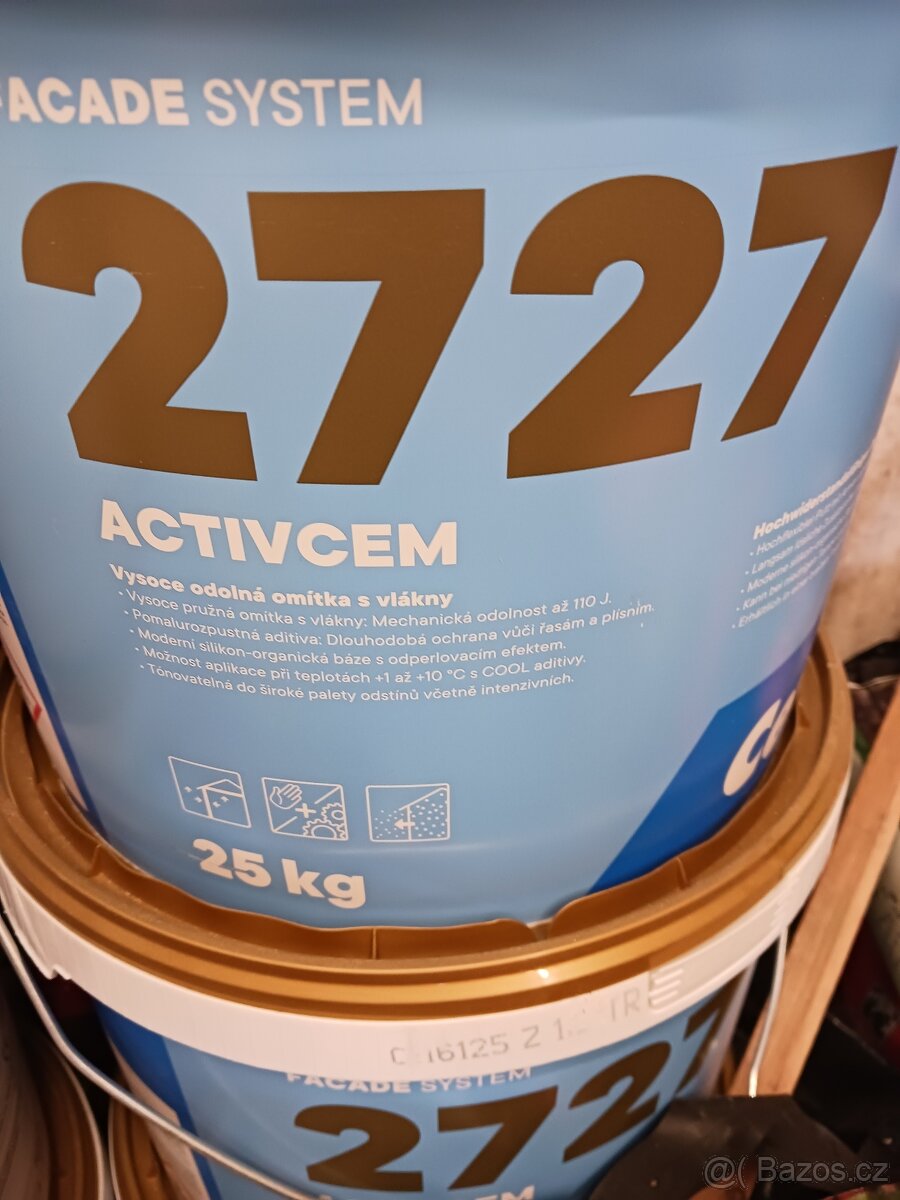 CEMIX 2727 vysoce odolná silikonová omítka s vlákny 1,5mm - 3