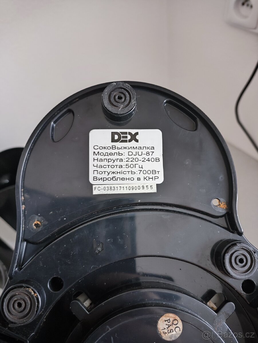 Odšťavňovač od značky DEX původem z Ukrajiny - 3