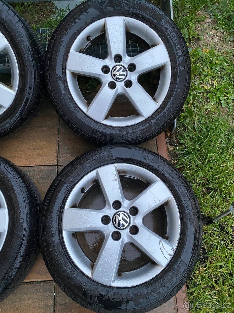 ALU kola originál VW Mugello 5x112 Letní sada - 3