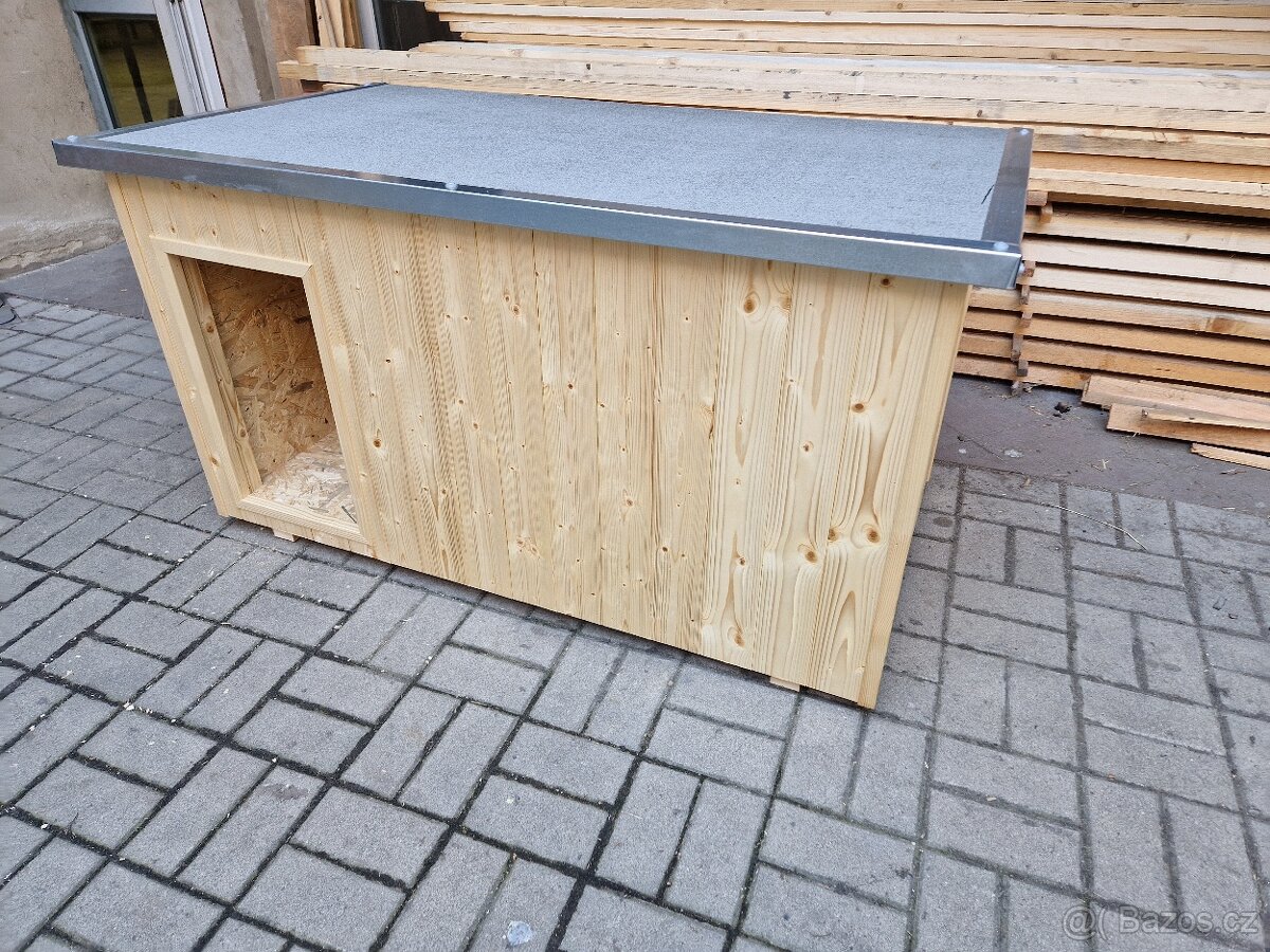 Zateplená psí bouda L - 3