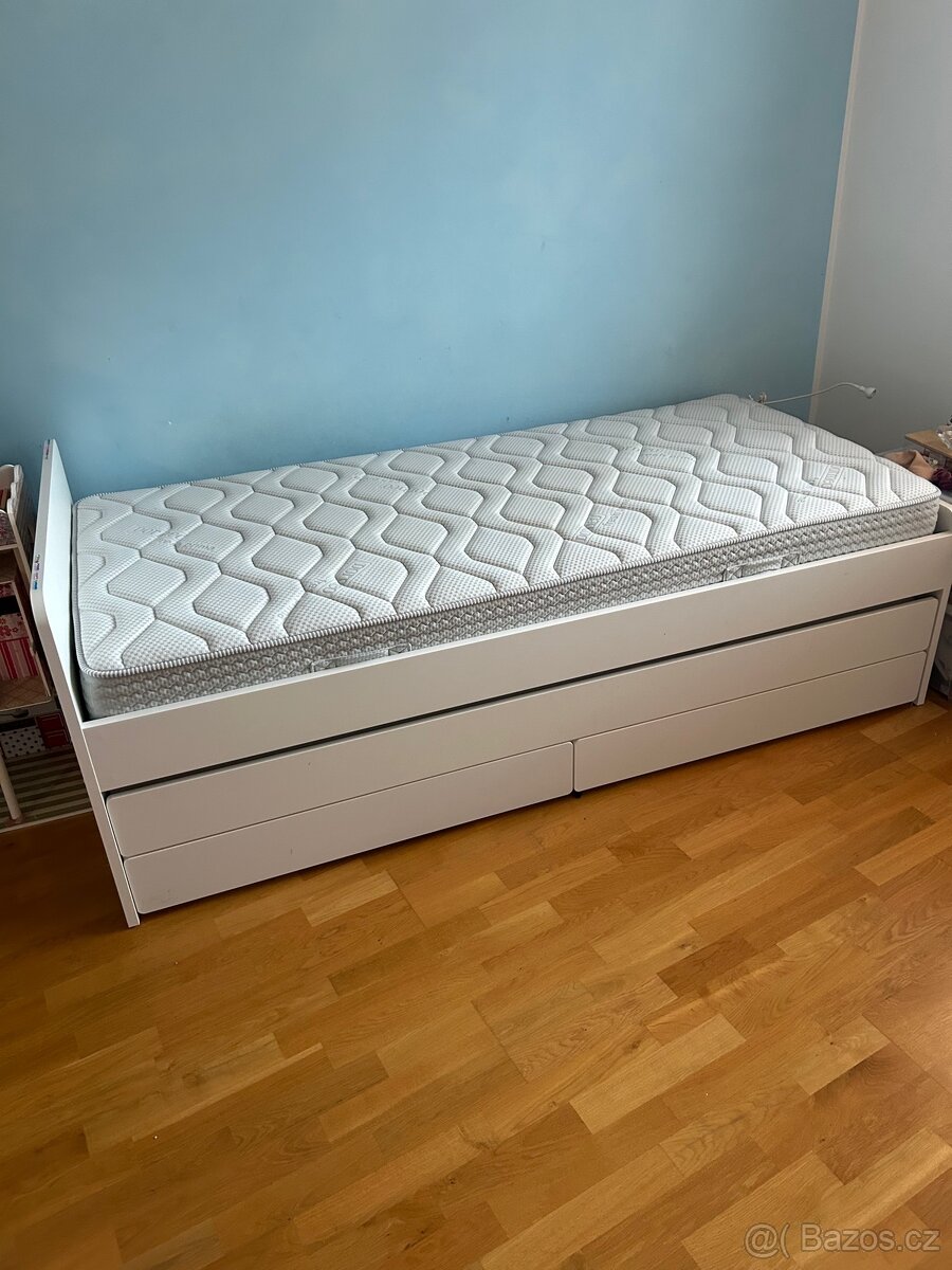 Prodam rozkladaci postel s matraci - 3