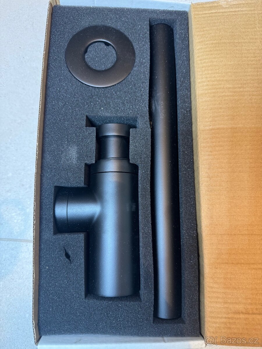 Umyvadlový sifon černý - NEPOUŽITÝ - 3