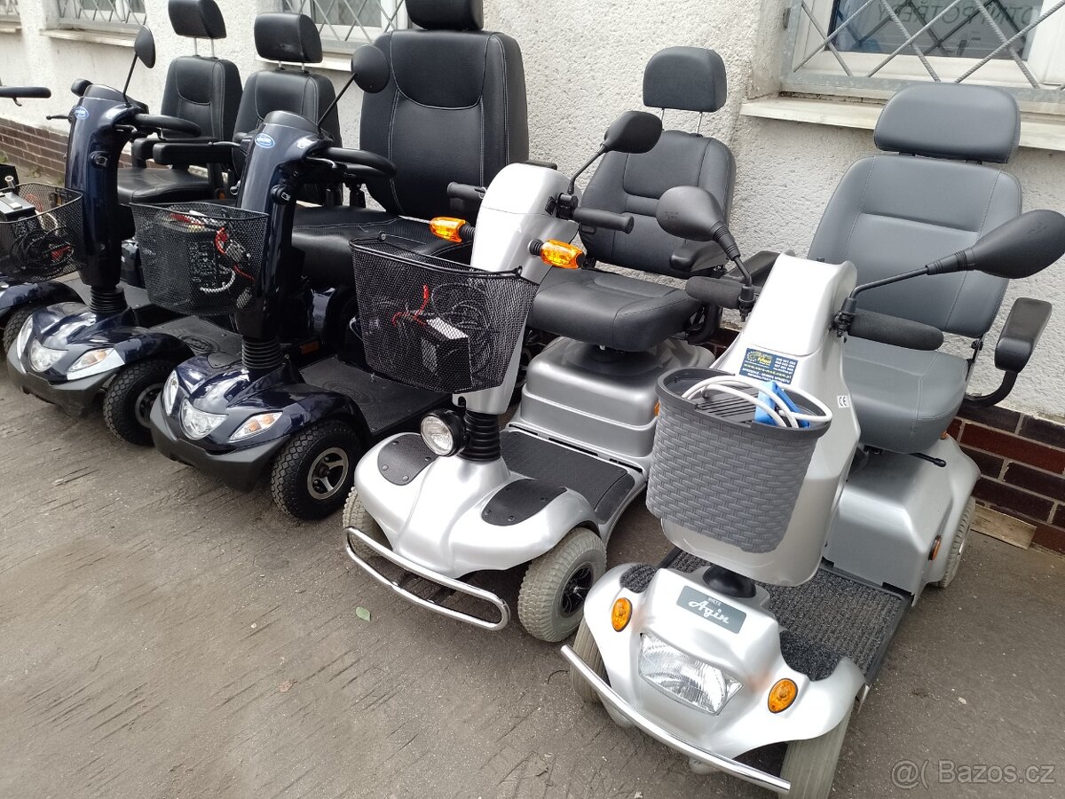 Elektrický invalidní skútr, TOP STAV, BEZ ŠKRÁBANCŮ - 3