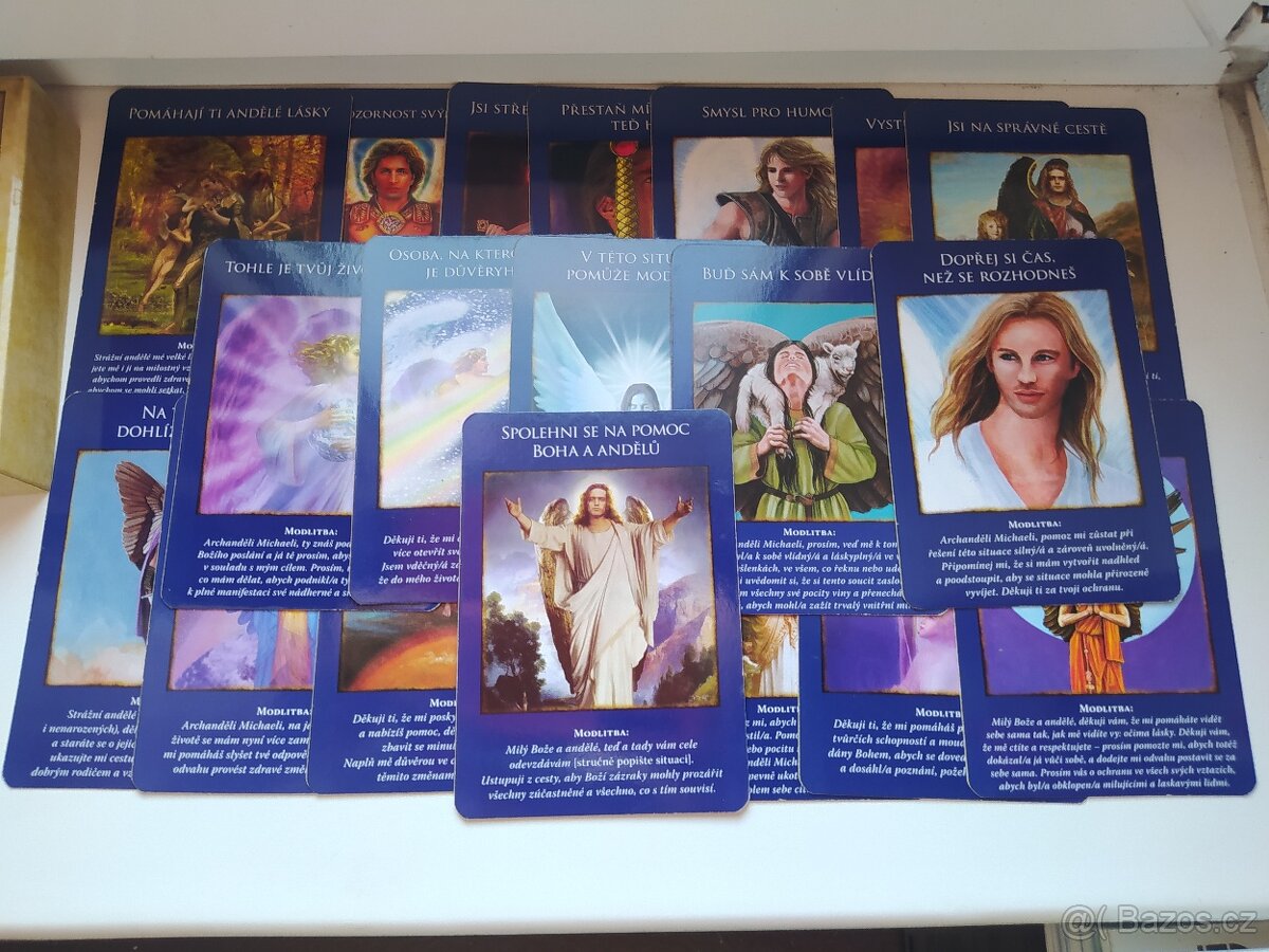 Vykládací karty Archanděla Michaela - Doreen Virtue - 3