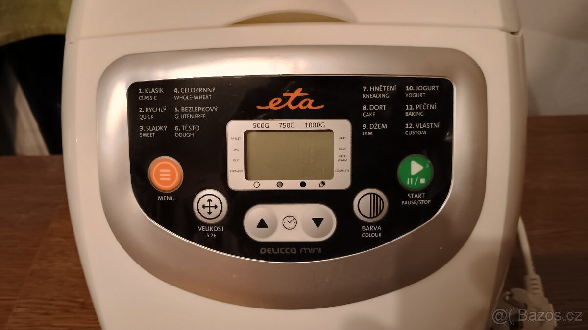 Domácí pekárna Eta Delicca - 3