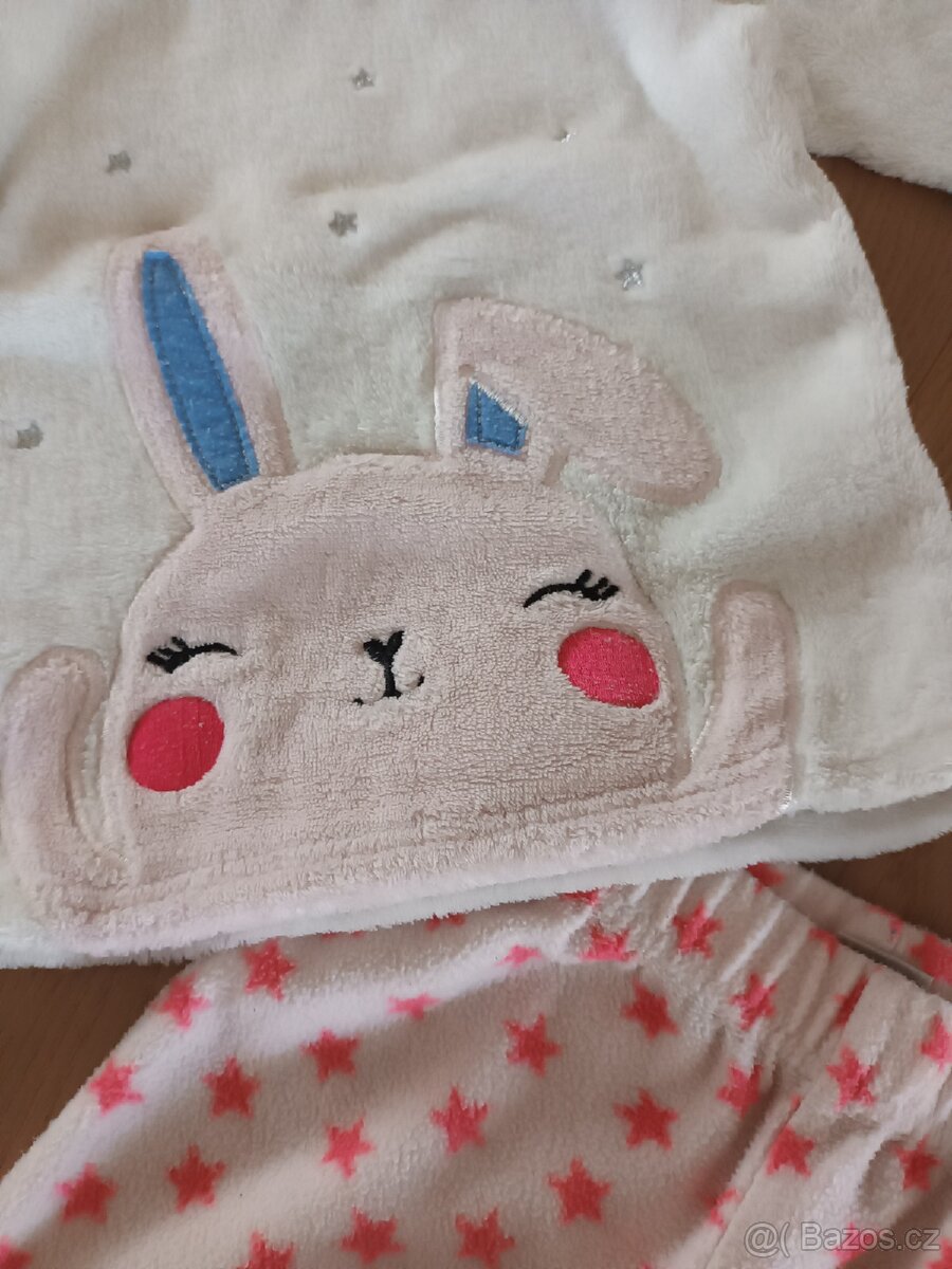 Teplý dívčí domácí komplet - 3