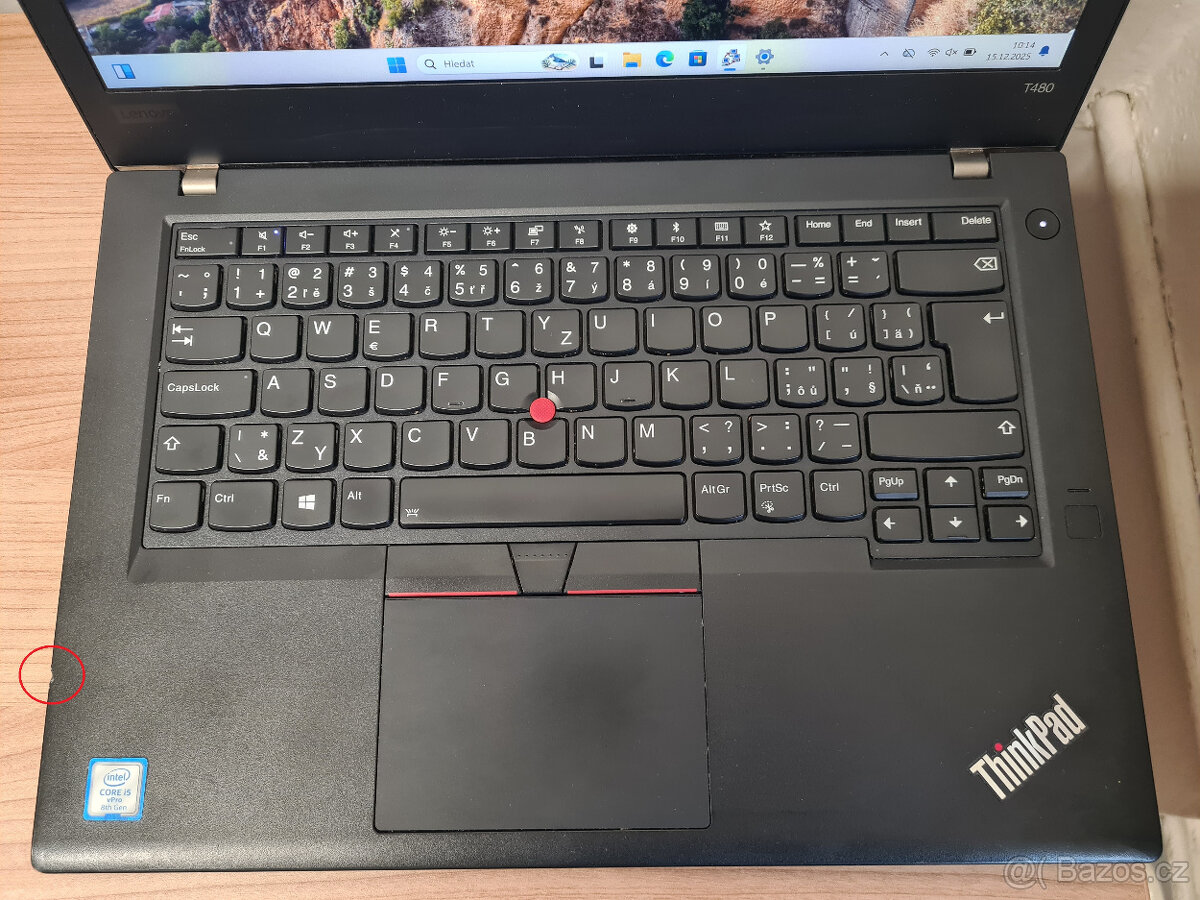 Lenovo T480 i5-8350U/16GB/512GB/W11 Pro/65W-2x nové BAT - 3