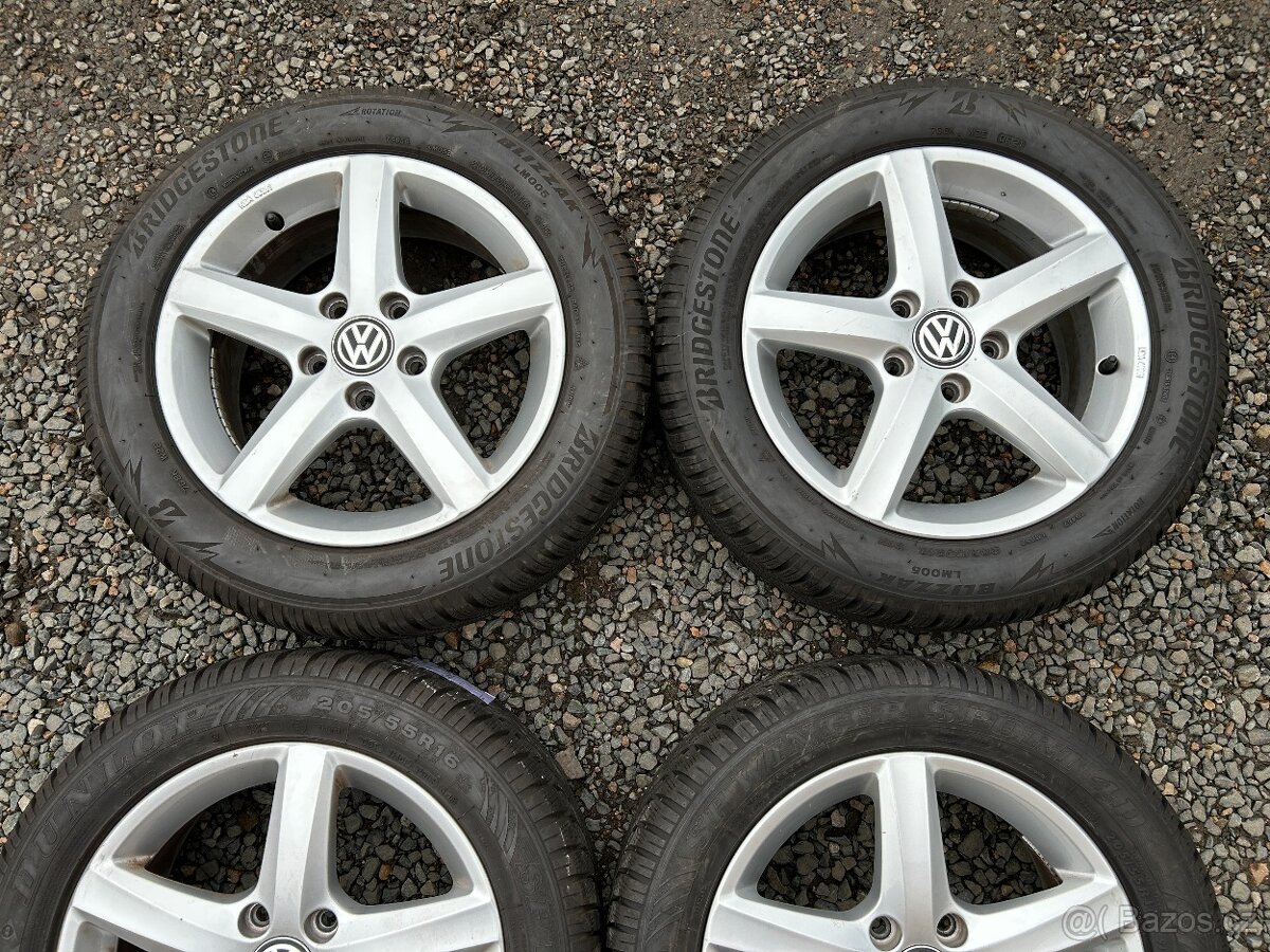 Alu orig zimní sada VW Aspen 5x112 6J ET48 205/55 R16 - 3