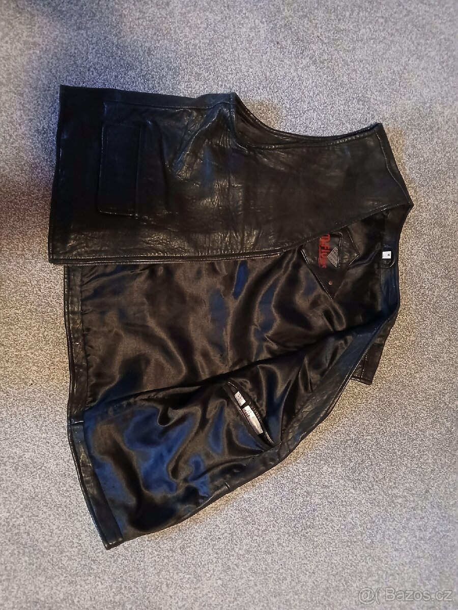 Kožená vesta a kabát. - 3