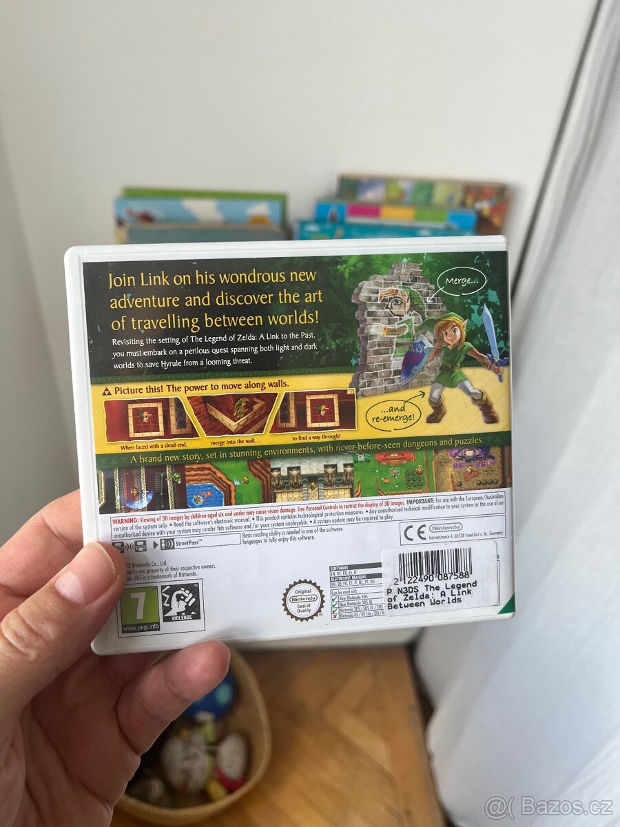 Hra 3DS - Zelda Link Between Worlds - 3