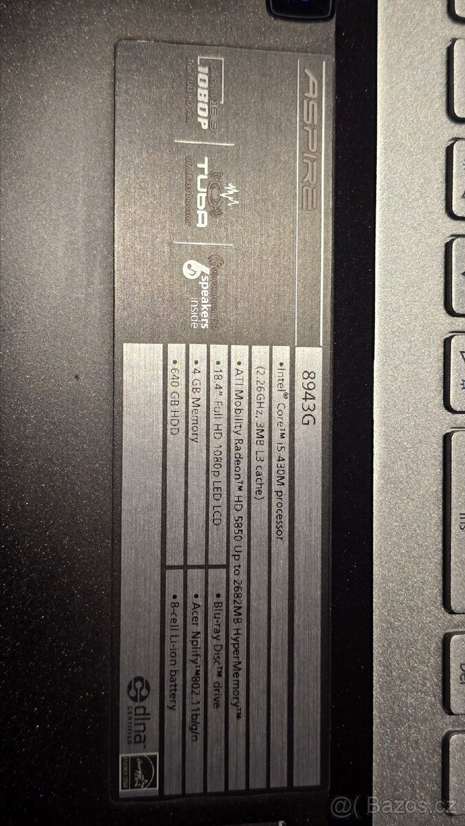 Notebook Acer Aspire 18" - 3