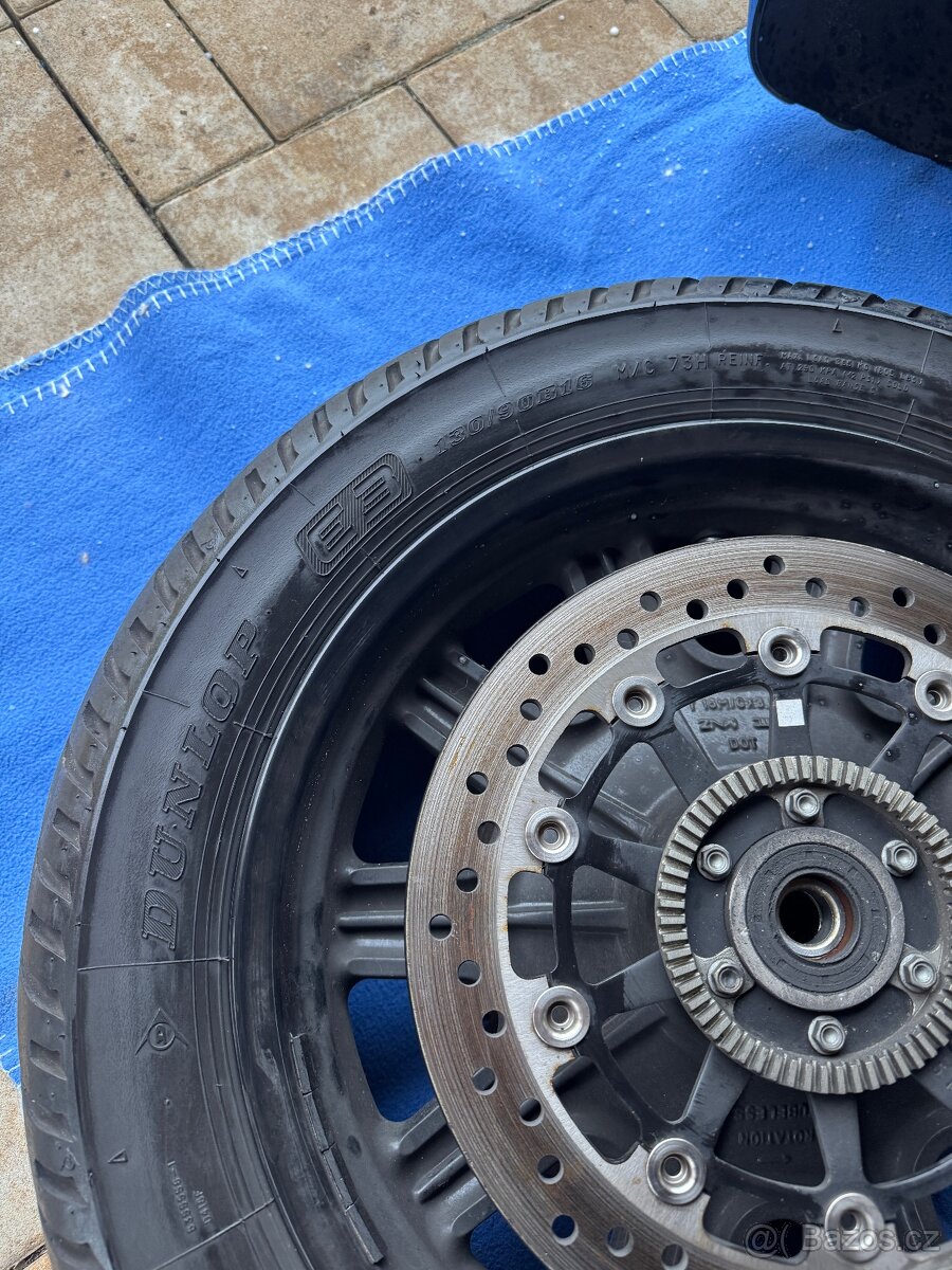 Indian - přední kolo + blatník - 3