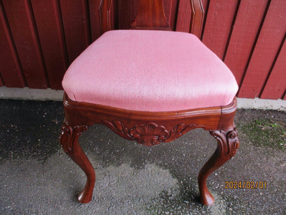 2 x zidle rokoko styl - AKCE - 3