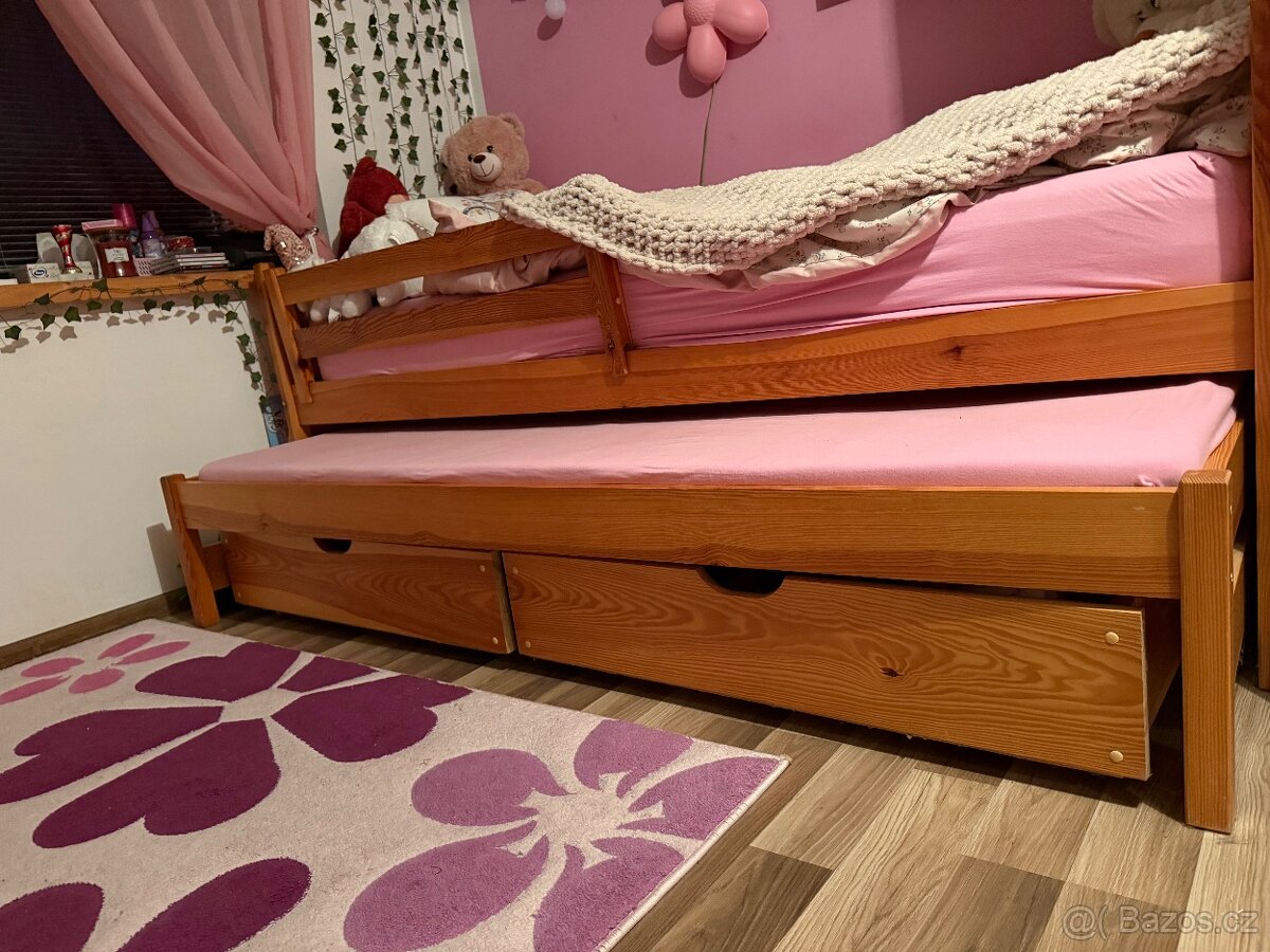 Rozkládací postel s šuplíky - 3