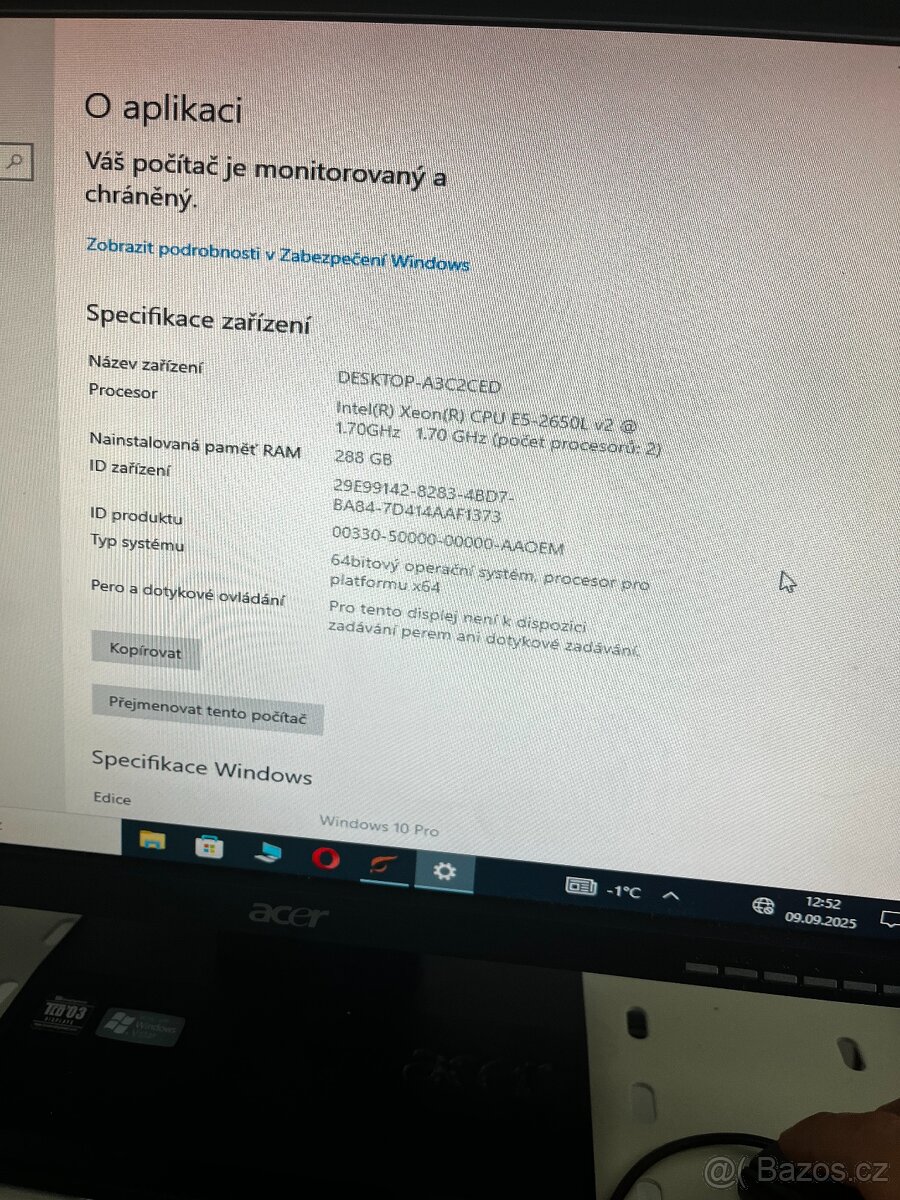 Server HP ProLiant DL360p Gen8 288GB RAM = možný RAMDISK - 3