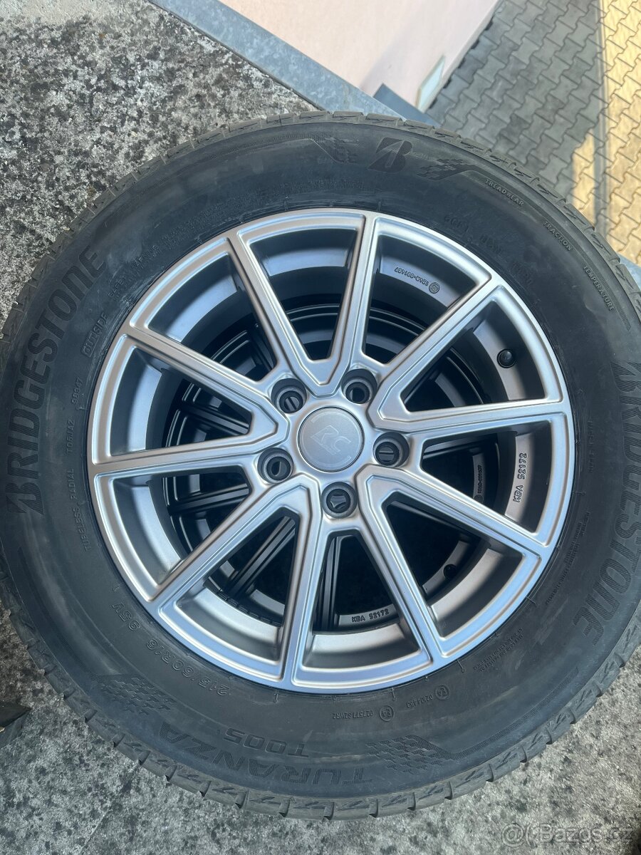 Alu sada R16 - disky 5x112 + pneu - 3