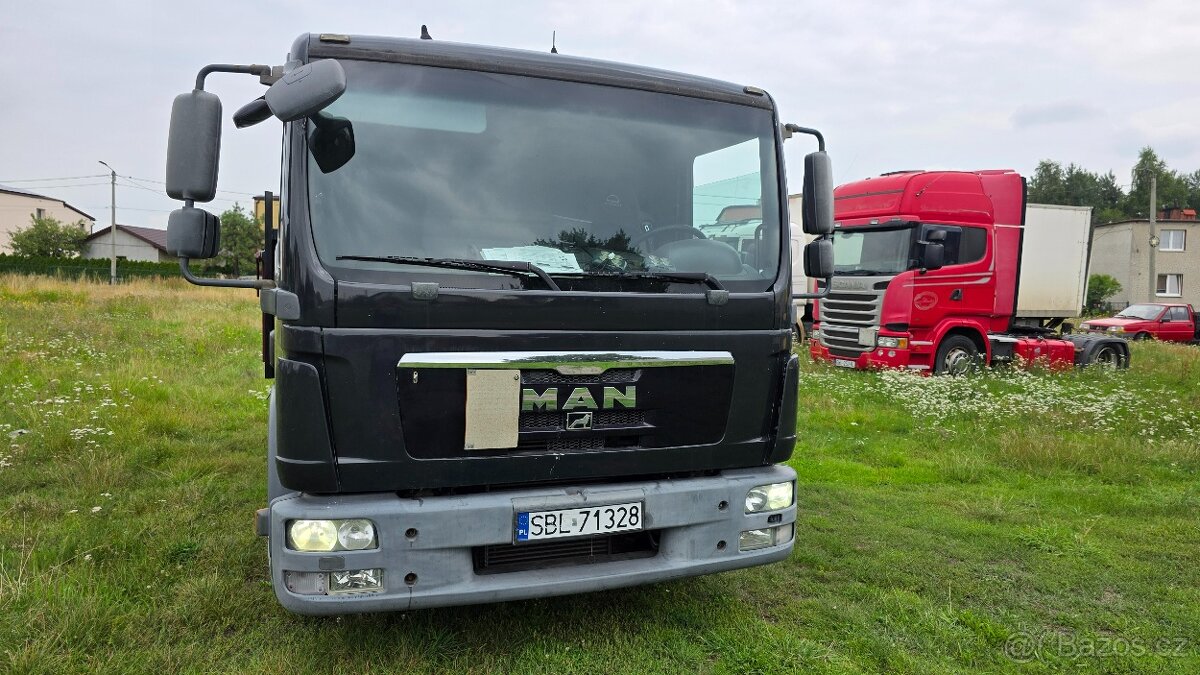 MAN TGL 10.220 Třístranný sklápěč ve velmi dobrém stavu - 3