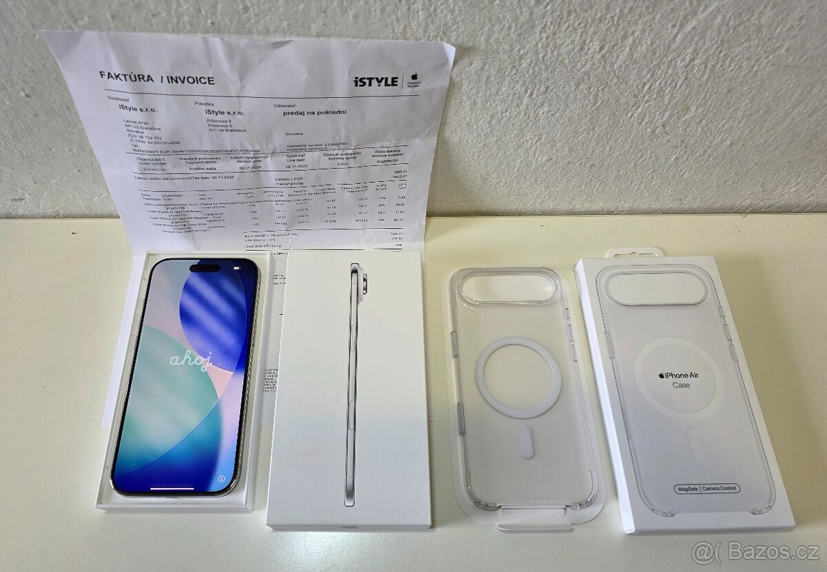 Apple iphone air 1TB White, doklad, zaruka 2 roky - 3