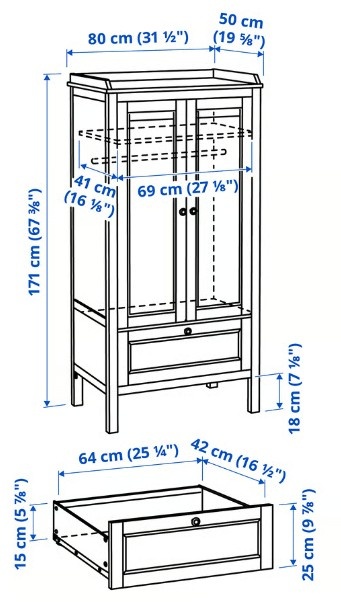Prodám dětskou rostoucí postel Ikea Sundvik a skříň - 3