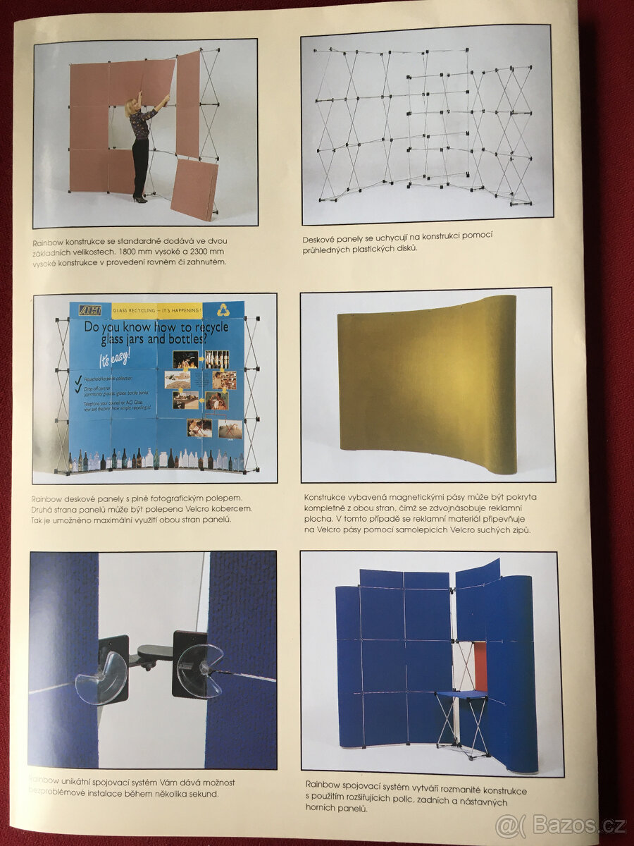 Prodám presentační stěnu - panel. na výstavy a akce - 3
