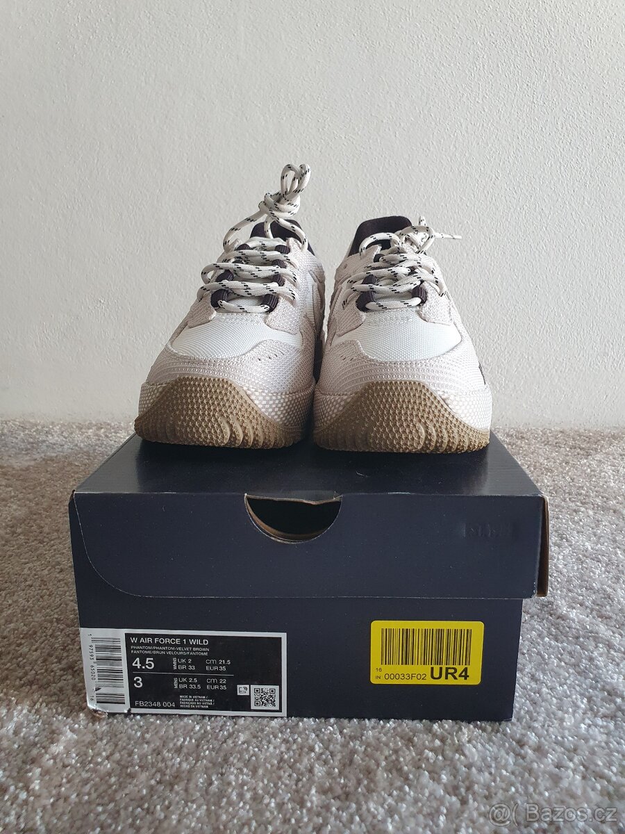 Tenisky Nike Air force 1 wild (NOVÉ) vel. 35 - 3