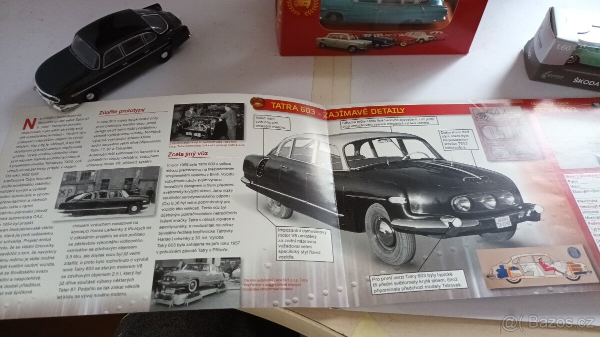 Modely Tatra 603 a Škoda 100 - cena za vše - 3