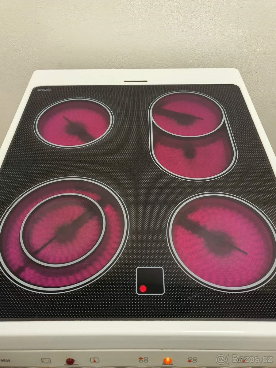 PĚKNÝ 50cm elektrický sporák 220V, ODVOZ STARÉHO - 3