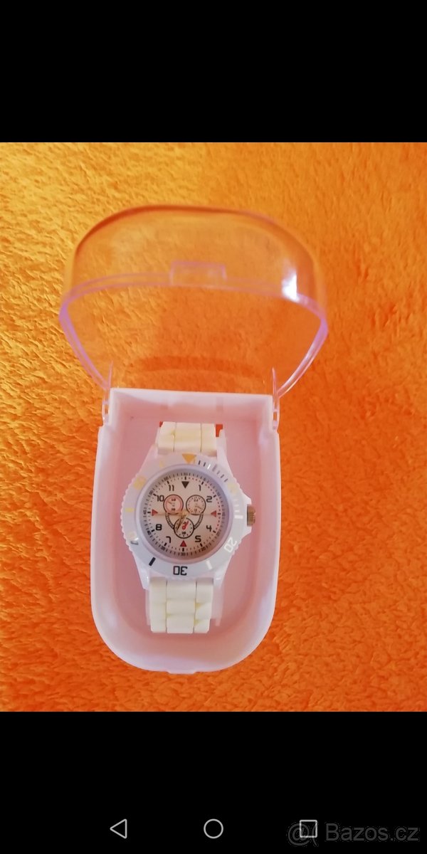 Dámské hodinky bílé. - 3