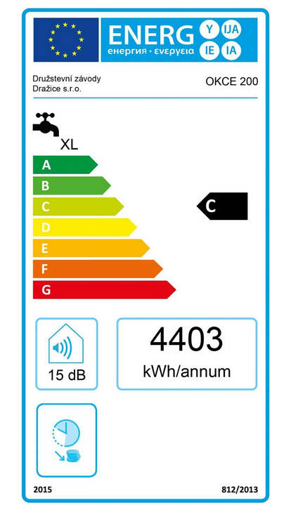 Bojler OKCE 200S, cirkulací - 3