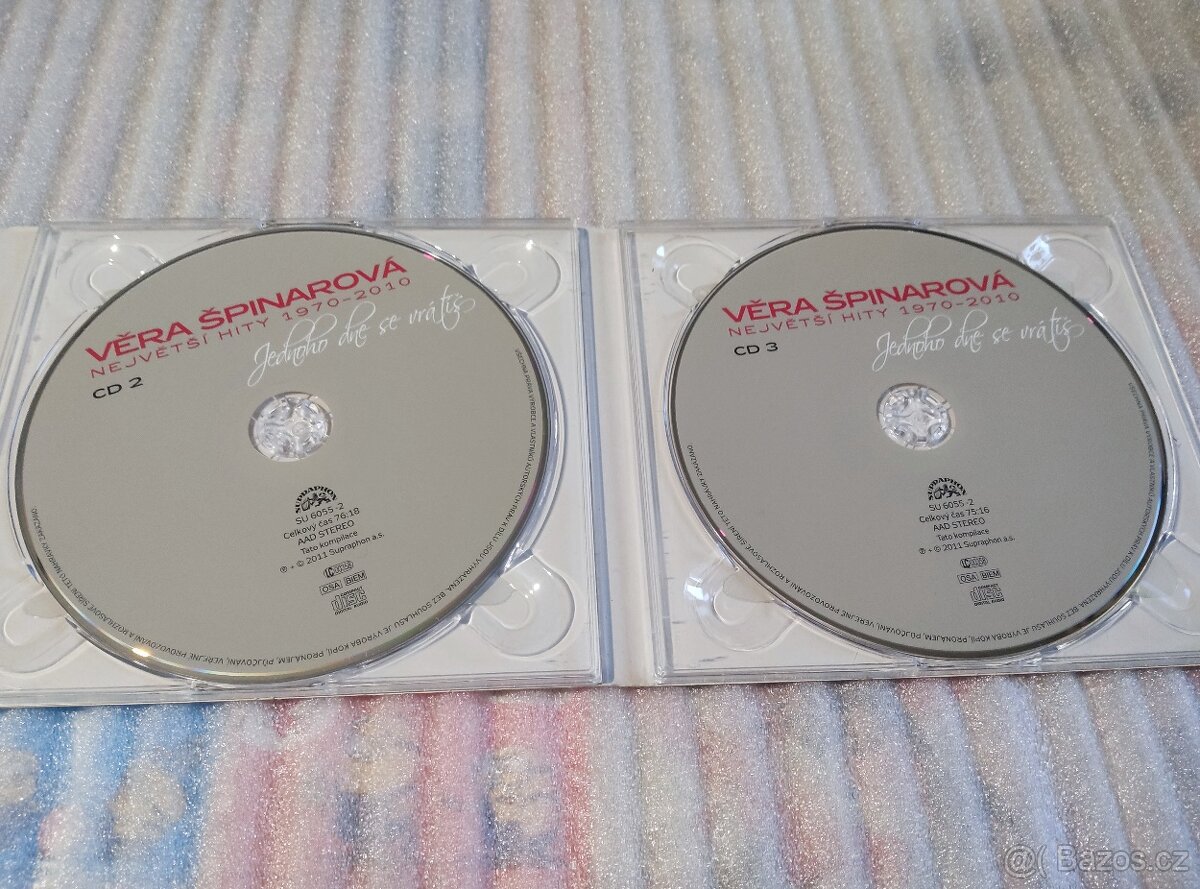 Cd - 3 cd - Věra Špinarová - 3