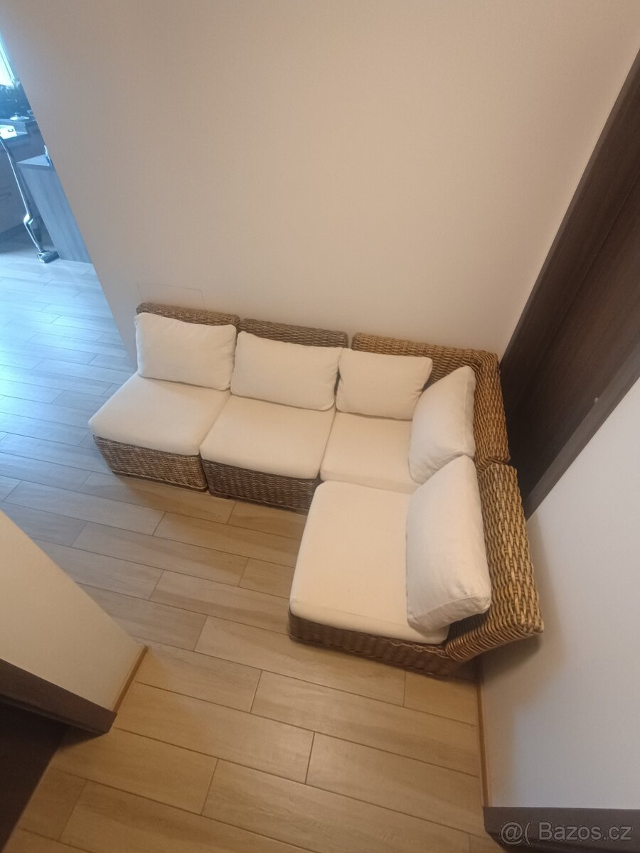 Ratanový nábytek, sedačka - 3