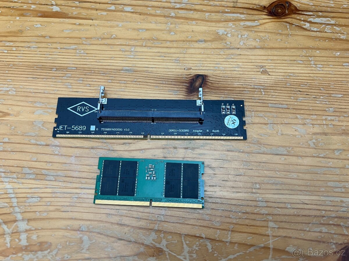 DDR5 32GB 4800MHz SO-DIMM +Adaptér do PC - 3