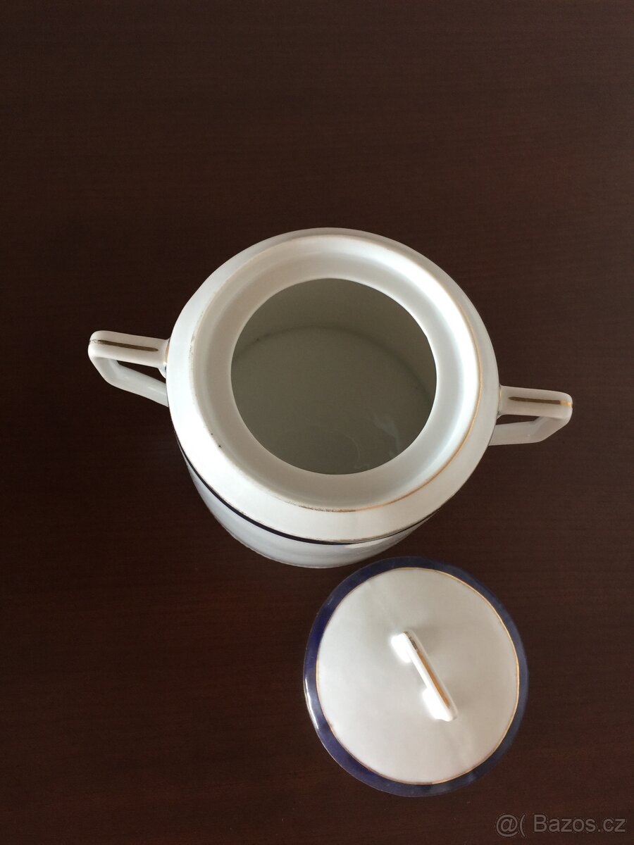 Cukřenka, bílý porcelán - 3
