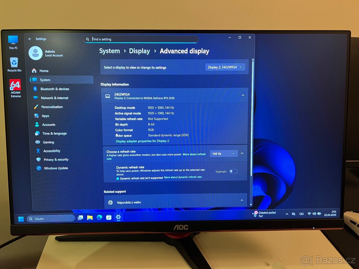 Monitor 144Hz Aoc - 3