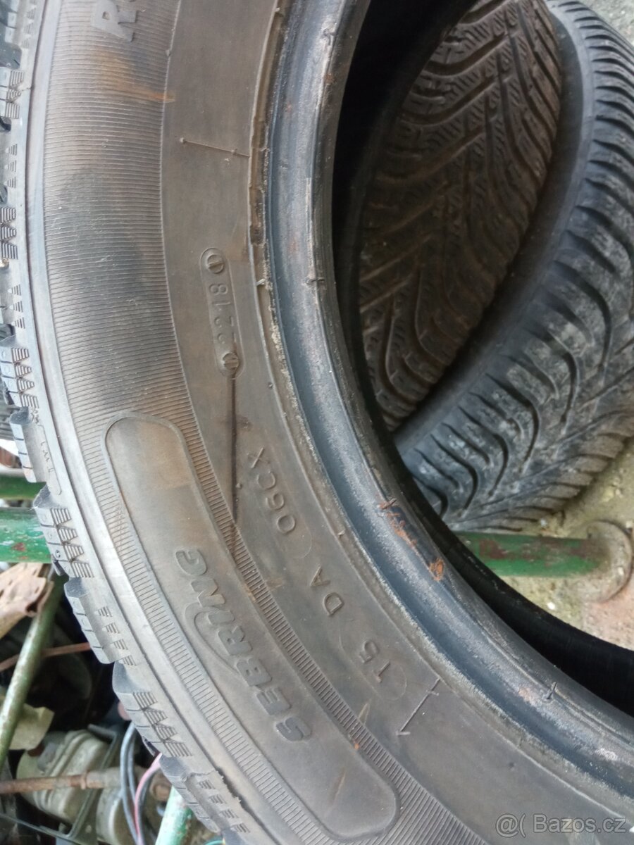 Prodám 2ks zimních pneumatik Sebring 195/60 R15 - 3
