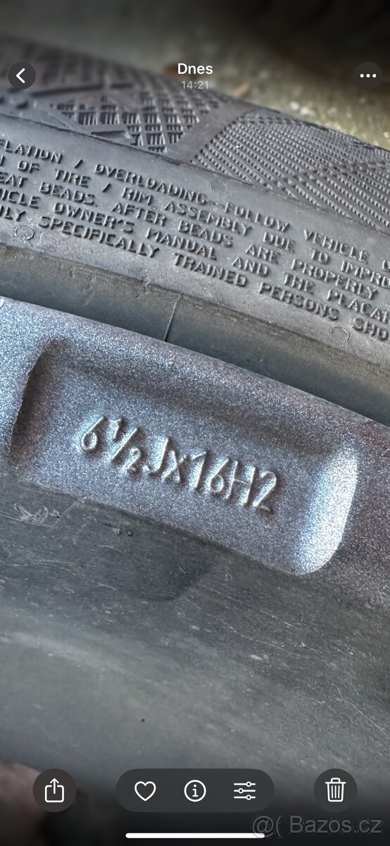 Zimní sada 16” 5x114,3 205/55/16 - 3