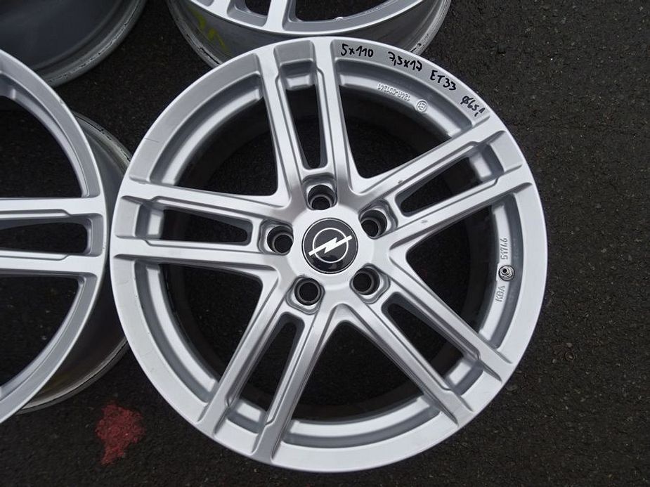 Alu disky Opel, 17", 5x110, ET 33, šířka 7,5J - 3