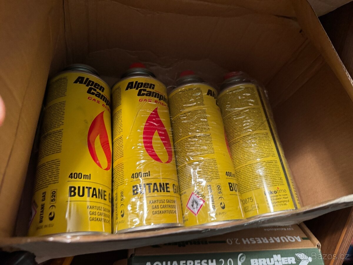 4ks - Alpen Camping Plynová kartuše 400 ml - 3