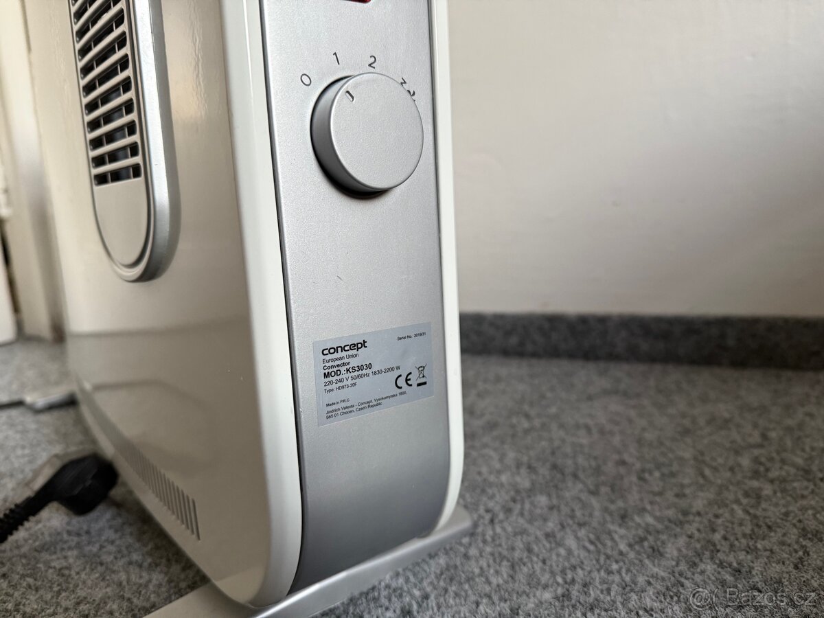 Konvektor přímotop Concept KS3020 2000 W - 3