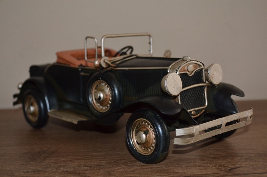 Kovový model - VETERÁN KABRIOLET 25x11 - 3