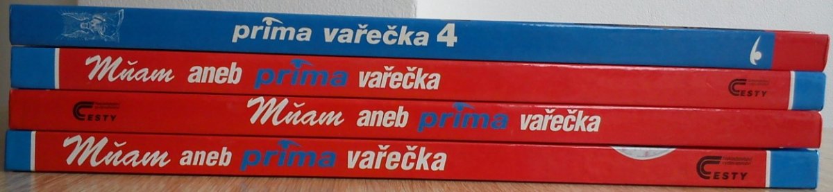 Knihy Mňam aneb prima vařečka 1. - 4. - 3