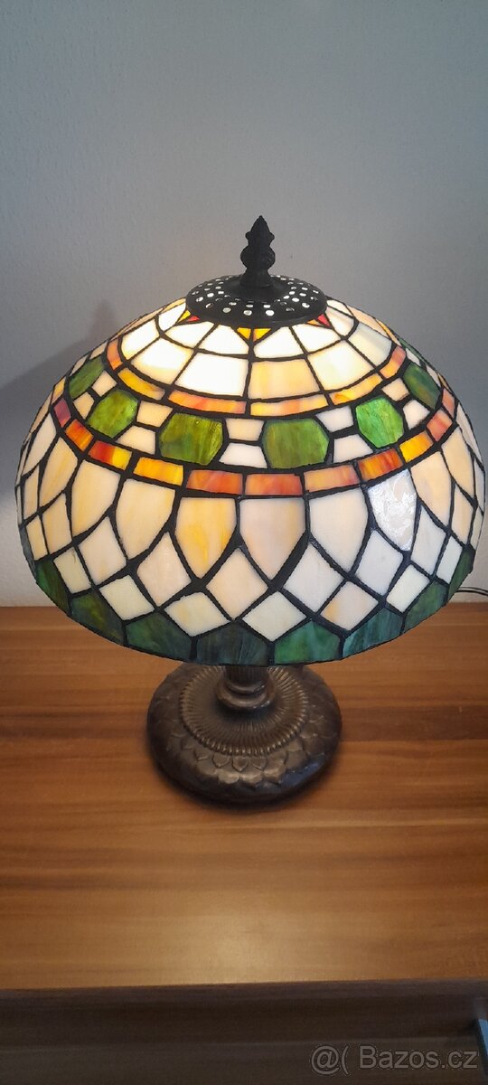 Krásná vytrážova lampička - 3