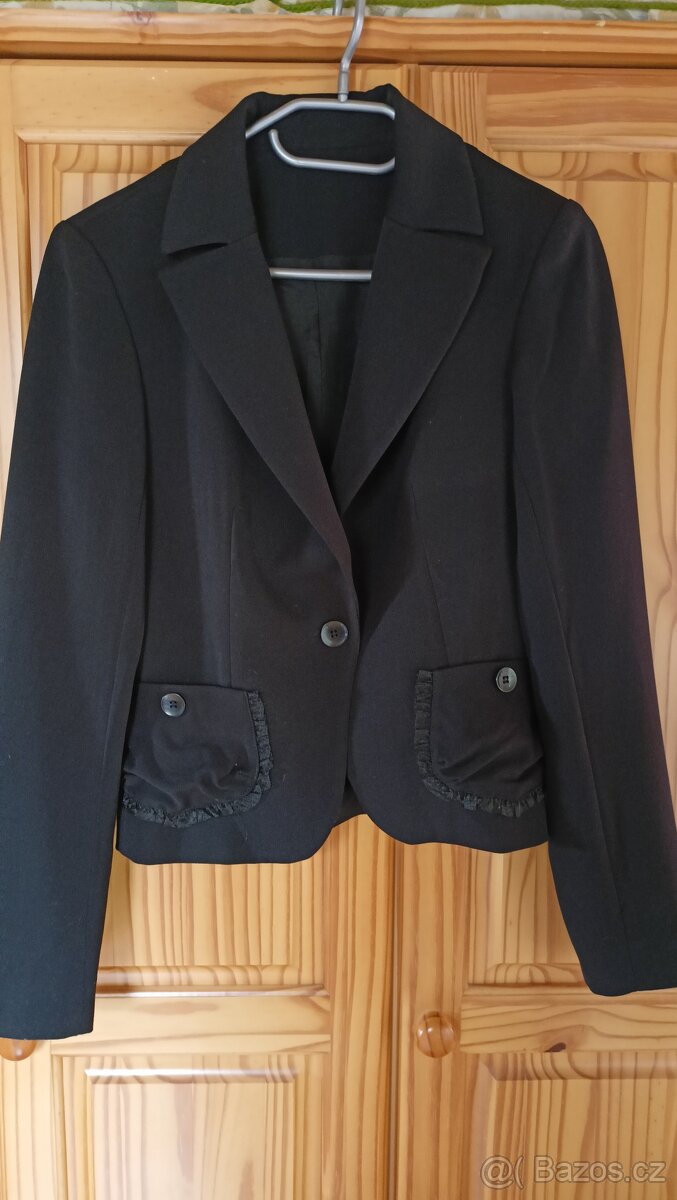 Dámské černé sako, vel. M - 3