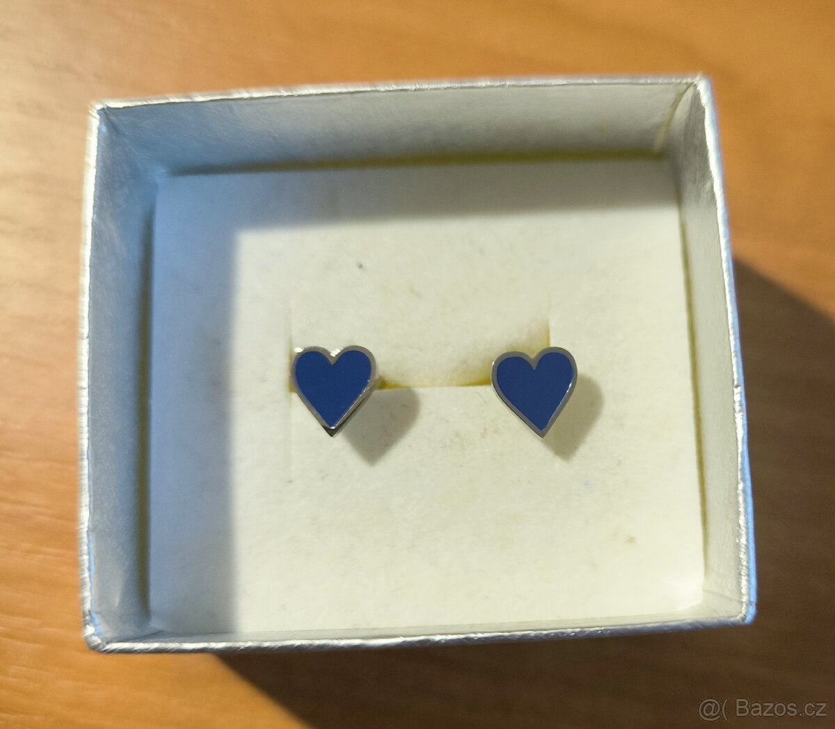Ocelové náušnice srdce Nové - 3